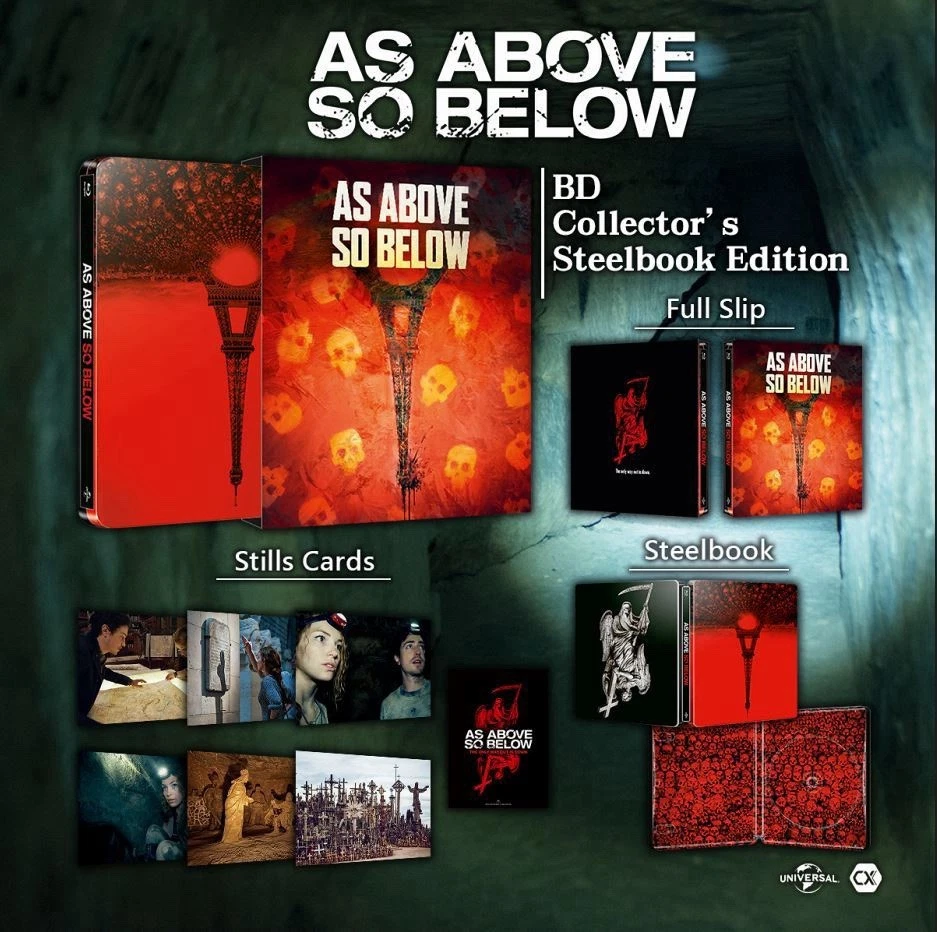 As Above So Below Steelbook Blu Ray Slipcase Limited Edition Rare Sold Out OOP - Image 2 of 4
