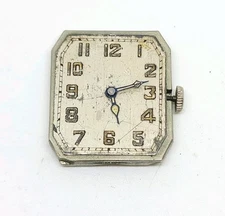 Vintage Vaco Langendorf 16J Mechanical Wrist Watch Movement Runs