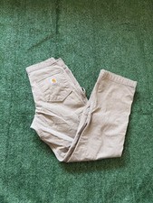 Carhartt Full Swing Steel Cargo Carpenter Pants 33x32 Olive Green Relaxed Fit