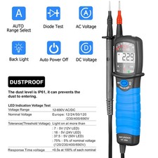 Digital AC DC Voltage Continuity Tester 3-phase Voltage Phase Rotation Voltmeter