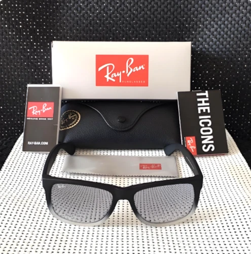 RB4165 Ray-Ban Mirror Silver JUSTIN Unisex Sunglasses {RB4165 54-16 145MM} - Picture 17 of 17