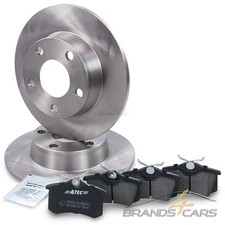 ATEC BREMSSCHEIBEN VOLL Ø255 +BREMSBELÄGE BREMSKLÖTZE HINTEN FÜR AUDI A6 4B C5