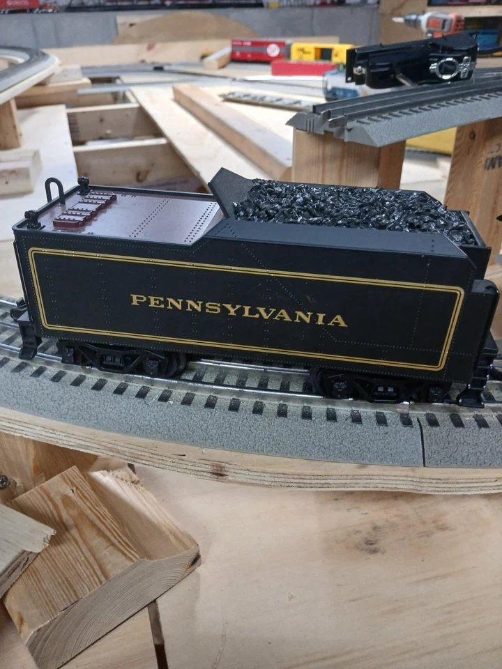 MTH O MT-3018LP PENNSYLVANIA K-4S 5400 PROTO SOUND DIECAST LOCO AND TENDER, OB - Image 2 of 4