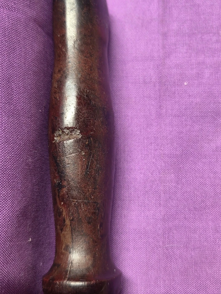 Cuchillo de hoja fija vintage Western Boulder Colorado mango de madera Foto 4 de 4