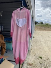 Lilo  Stitch Angel Kigurumi Jumpsuit Pajamas Cosplay Costume Pink Medium