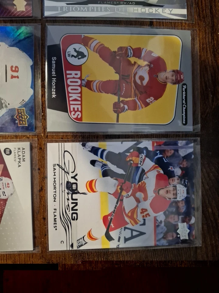 Calgary Flames Lot Of 8 Cards As Pictured **Combine Ship ** - Image 3 of 4