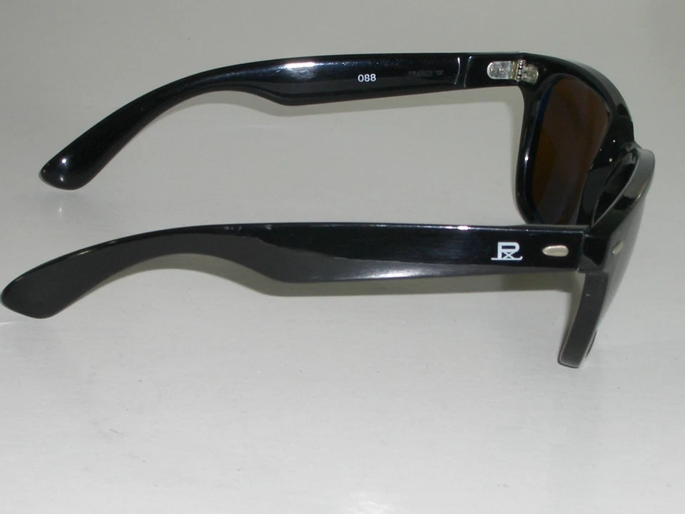 GAFAS DE SOL VUARNET Px 088 NEGRO BRILLANTE DOBLE DEGRADADO ESPEJO MARRÓN CRISTAL LENTES Foto 3 de 4