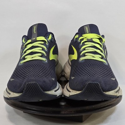 Brooks Ghost 15 Shoes Mens Size 11 Navy Blue Yellow Cushioned Running Sneakers Brooks Ghost 15 Wide Width Men main image 3