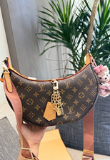 Louis Vuitton Loop Monogram Brown Crescent Cr...