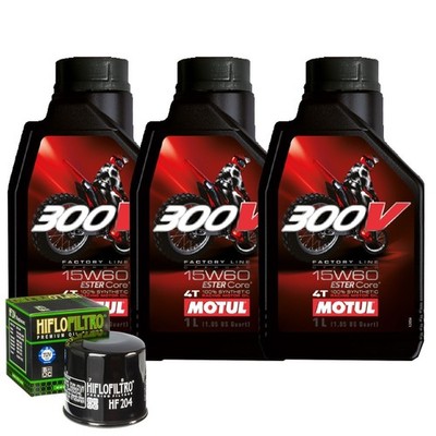 Motul 300V 15W60 Ölwechselset Für Yamaha YXF850 WPA-L Wolverine X4 2020