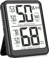 Antonki Room Thermometer, Digital Small Hygrometer Indoor Thermometer Humidit...