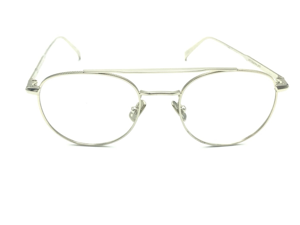 RAEN Brier Satin Japanese Gold Round Metal Eyeglasses Frames 49-19
