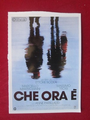 MINI POSTER CIAK FILM CHE ORA E ETTORE SCOLA TROISI MASTROIANNI [GS53]22