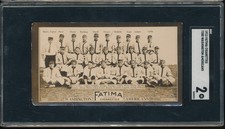 T200 Fatima Washington Senators Americans Walter Johnson Chick Gandil SGC 2