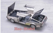 Sunstar 1/18 DeLorean DMC-12 1981 car Model Alloy Diecast Hobby Gifts Silver