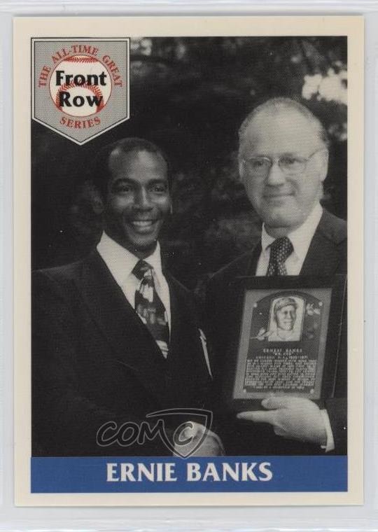 1992 Front Row The All-Time Great Series Ernie Banks Ernie Banks #5 HOF 10ou