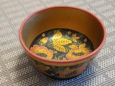 Russisches KHOKHLOMA handbemalt Schale