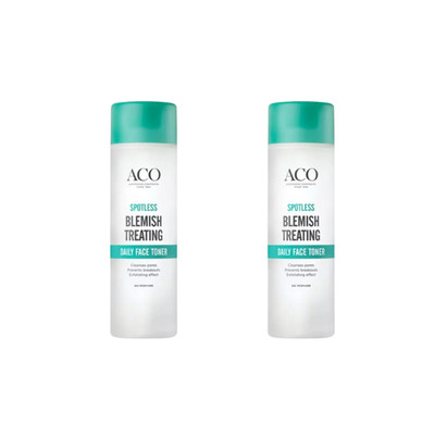 2x ACO Spotless Daily Face Toner - Porenreinigung & Klärung, 200 ml