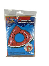 NOS Splash N Swim Inflatable Float Toy Pool Raft Water Training 26" WATERMELON