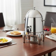 Isolierkanne mit Hahn gro&szlig;es Fassungsverm&ouml;gen Edelstahl-Kaffeekanne f&uuml;r