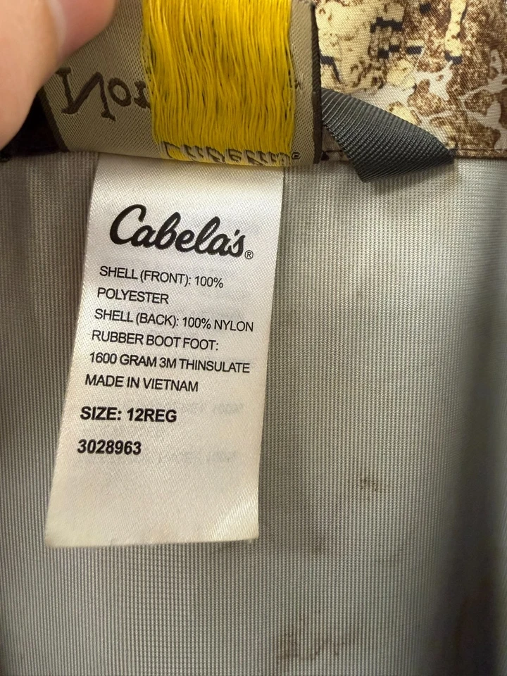 Northern Flight Front Zip Waterfowl Hunting Waders Size: 12 Regular - Image 3 of 4