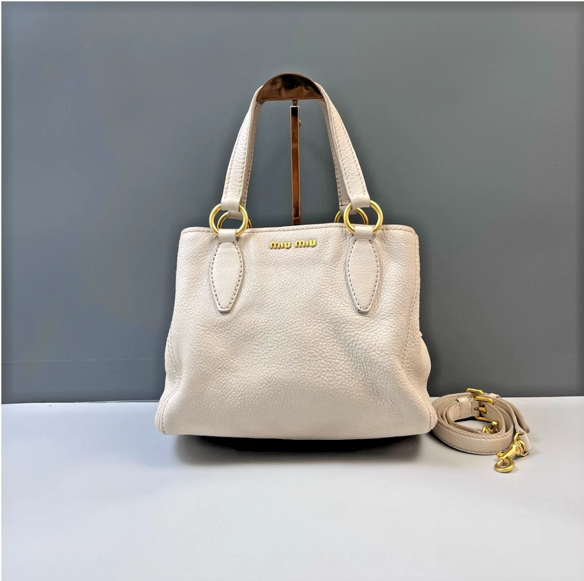 Miu Miu White Bags & Handbags for Women for sale | eBay