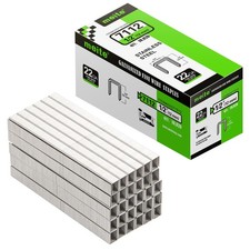 meite 71/12 22 Gauge 304 Stainless Steel Upholstery 1/2" (12 mm), silver