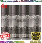 4 x Gun Metal Grey Alloy Wheel Spray Paint Smooth Finish Fade Resistant 400ML