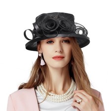 Floral Wedding Hat for Women's Tea Party Fascinators Kentucky Church Derby Hats