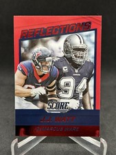 2016 Score Reflections Red #15 DEMARCUS WARE/J.J. WATT Free Shipping Texans