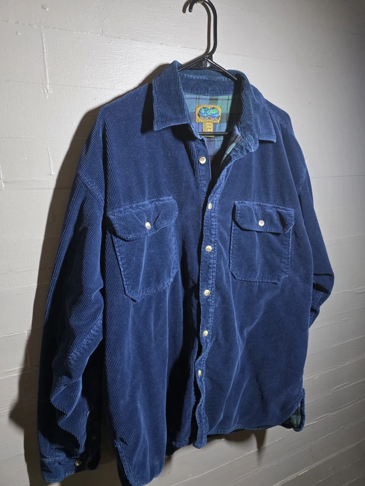 Chaqueta de mezclilla azul parcheada Pink Floyd personalizada forrada en franela talla XL Foto 3 de 4