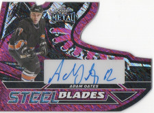 2025 Leaf Metal Legends Adam Oates PURPLE AUTO Steel Blades #SB-AO1 Capitals 2/5