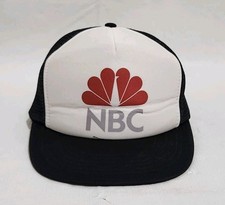 Vintage NBC Peacock Logo Mesh Foam Snapback Hat NWOT