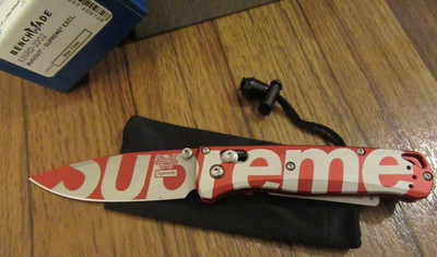 Supreme Benchmade Bugout Knife Red SS22 Supreme New York 2022 Brand New Free S&H