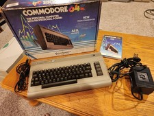 Commodore 64 C64 Vintage Personal Computer w/...