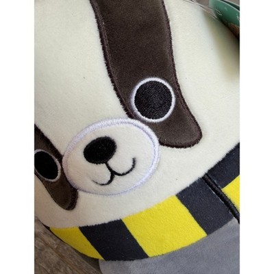 Squishmallows Hufflepuff Badger Plush 8'' Harry Potter Wizarding World NWT Toy