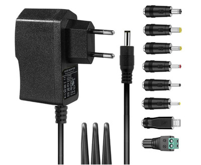 AC Adapter 5V 2A Netzteil 220V 230V zu DC 5V 8 Stecker Adapter Ladegerät Set EU.