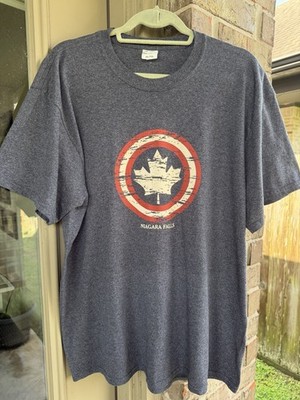 Canada Niagara Maple Leaf Shield Graphic Men s XL    ATC Everyday Cotton