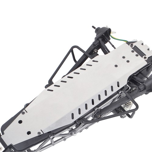 Placa protectora de chasis de aluminio para Tamiya BBX BB-01 Hop Ups (negra) - Imagen 6 de 8