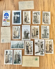 World War II Soldier in Uniform Family Photos, Pictures  Postcards