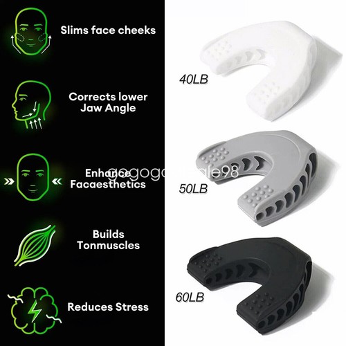 3 piezas de ejercitador de mandíbula para hombres y mujeres niveles de resistencia ejercitador de mandíbula de silicona - Imagen 4 de 20