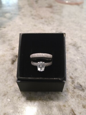 AAA Premium Espirito Santo Aquamarine, Cambodian Zircon Stackable Ring in Platin