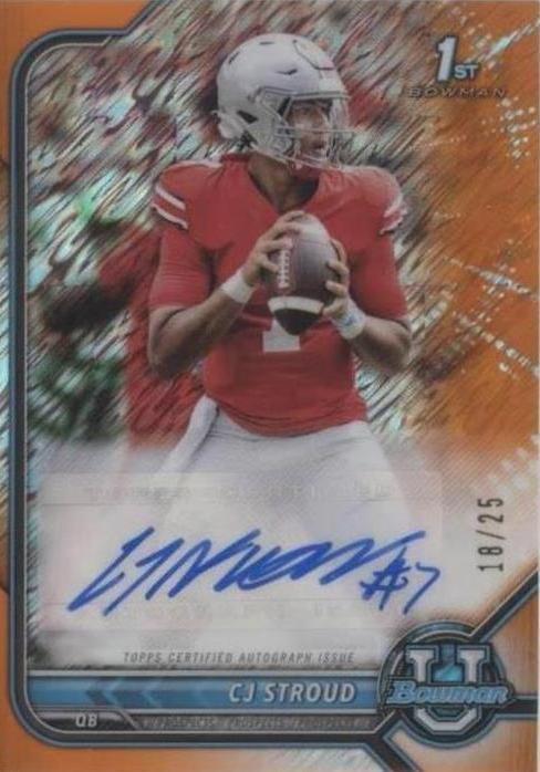 2021-22 Bowman University - Bowman Chrome Prospect Autographs C.J.