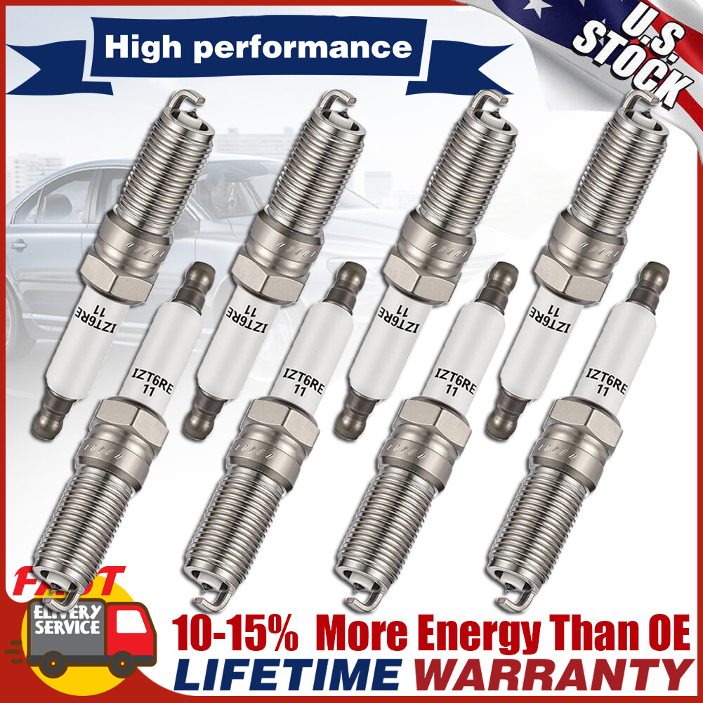8Pack Laser Iridium Spark Plugs 90117 ILTR6E11 90117 ILTR6E11 For Chevrolet GMC