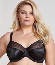 Sculptresse by Panache Women's Candi Dotted-Mesh Bra 	42, 38 I, H