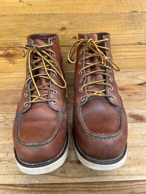 Vintage Red Wing 875 Irish Setter Moc Toe Boots 03/1991 Men's Size