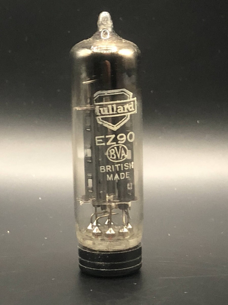 Tube électronique 6X4W EZ90 Raytheon 1952 Army NOS - Lampe Vintage Neuve Dans Sa Boîte (Mazda)
