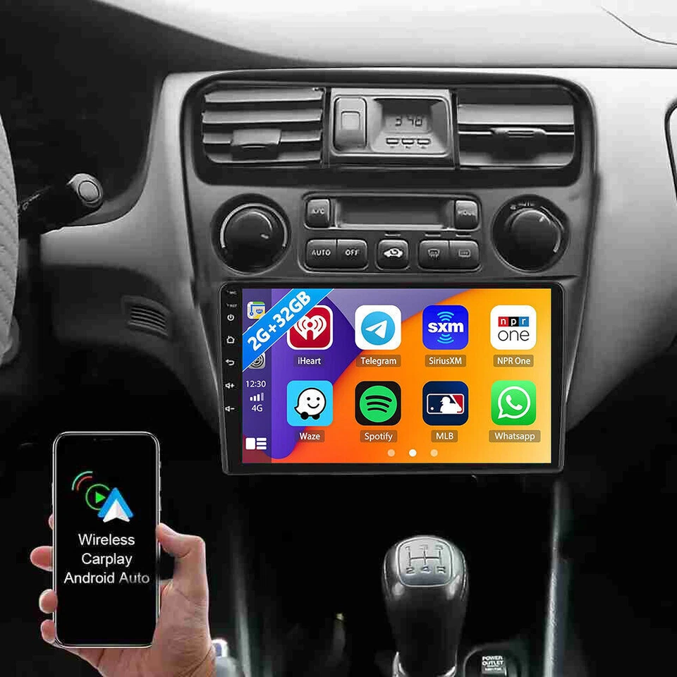 For 1999-2002 Honda Accord 6th Android Auto Apple Carplay Car Stereo Radio GPS 2 Foto 3 de 4