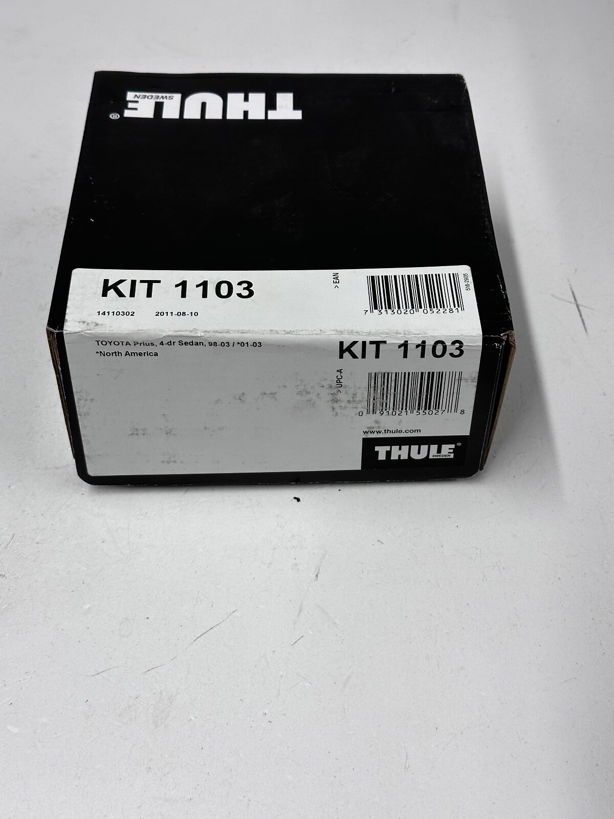 THULE FITTING KIT 1103 Fits TOYOTA Prius, 4-dr Sedan, 98-03