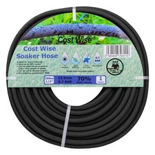 Garden Drip Irrigation Porous Pipe Soaker Hose – Optional Fittings Available